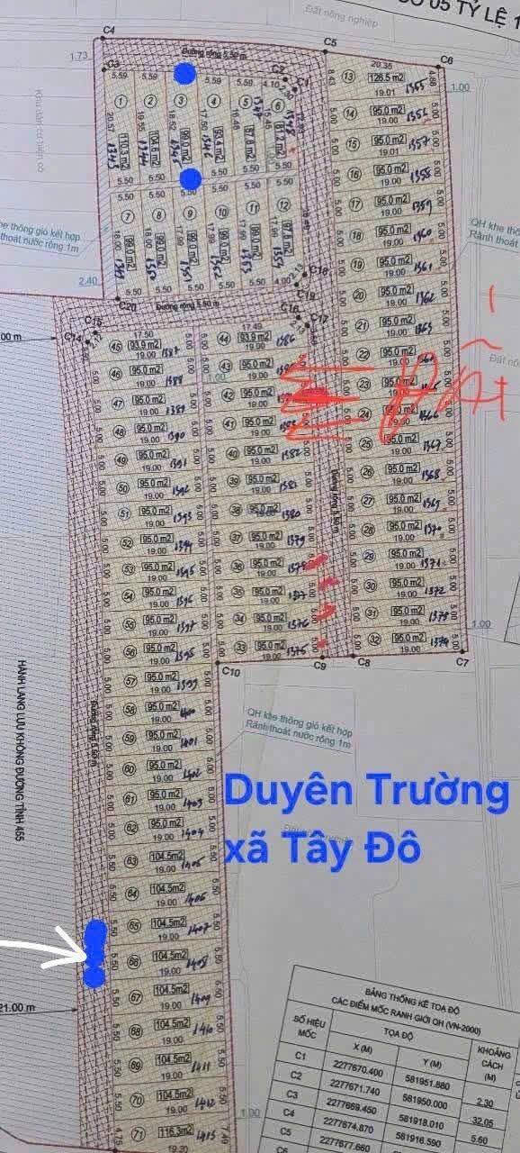 Đất nền Tây Đô Hưng Hà 104,5m² giá 1,5 tỷ - Đầu tư sinh lời ngay!