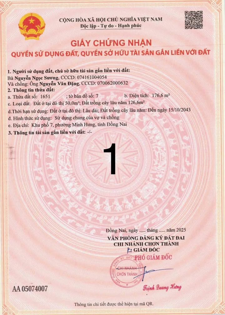 Đất nền Minh Hưng Chơn Thành 179m² giá 299 triệu - Cơ hội đầu tư hấp dẫn!