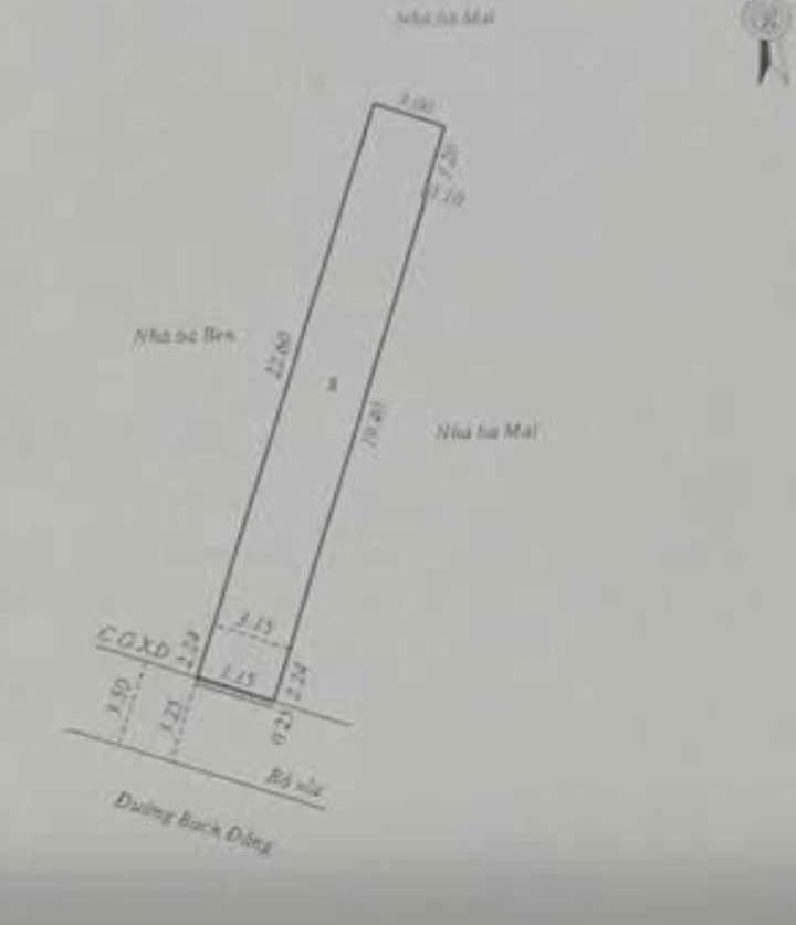 Nhà mặt tiền Bạch Đằng, P. Hải Cảng, Quy Nhơn 77m² giá 4.6 tỷ - Hướng Tây Nam thoáng đãng!