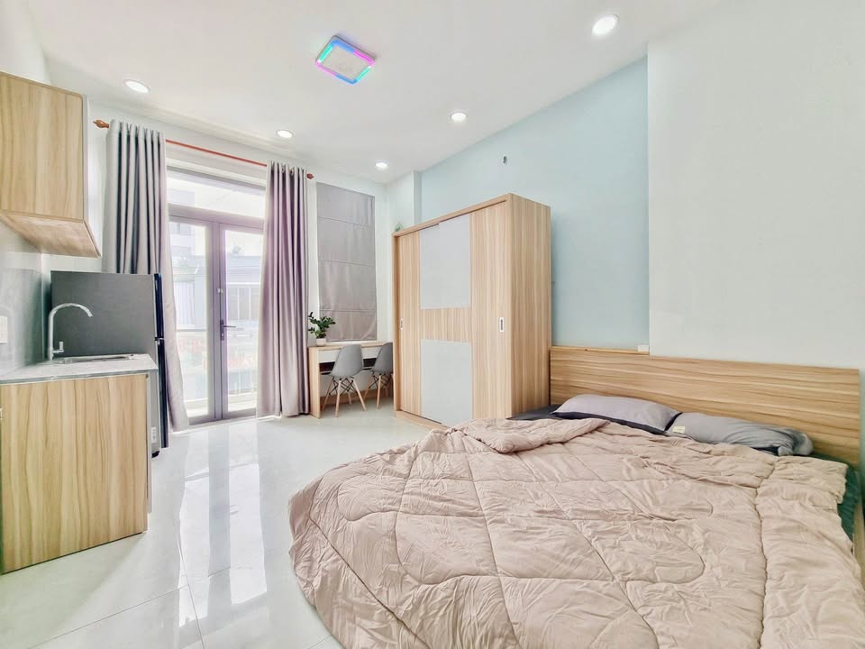 Căn hộ studio balcony Tân Hải, Tân Bình – Full nội thất thoáng mát – Giá thỏa thuận!