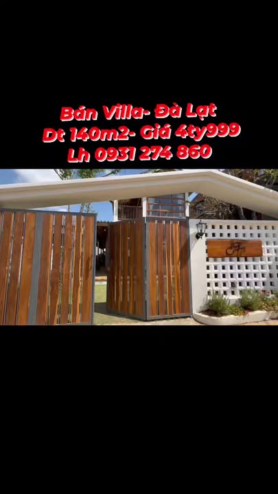 Villa Đà Lạt 140m² giá 4.99 tỷ - Thiết kế hiện đại, yên tĩnh