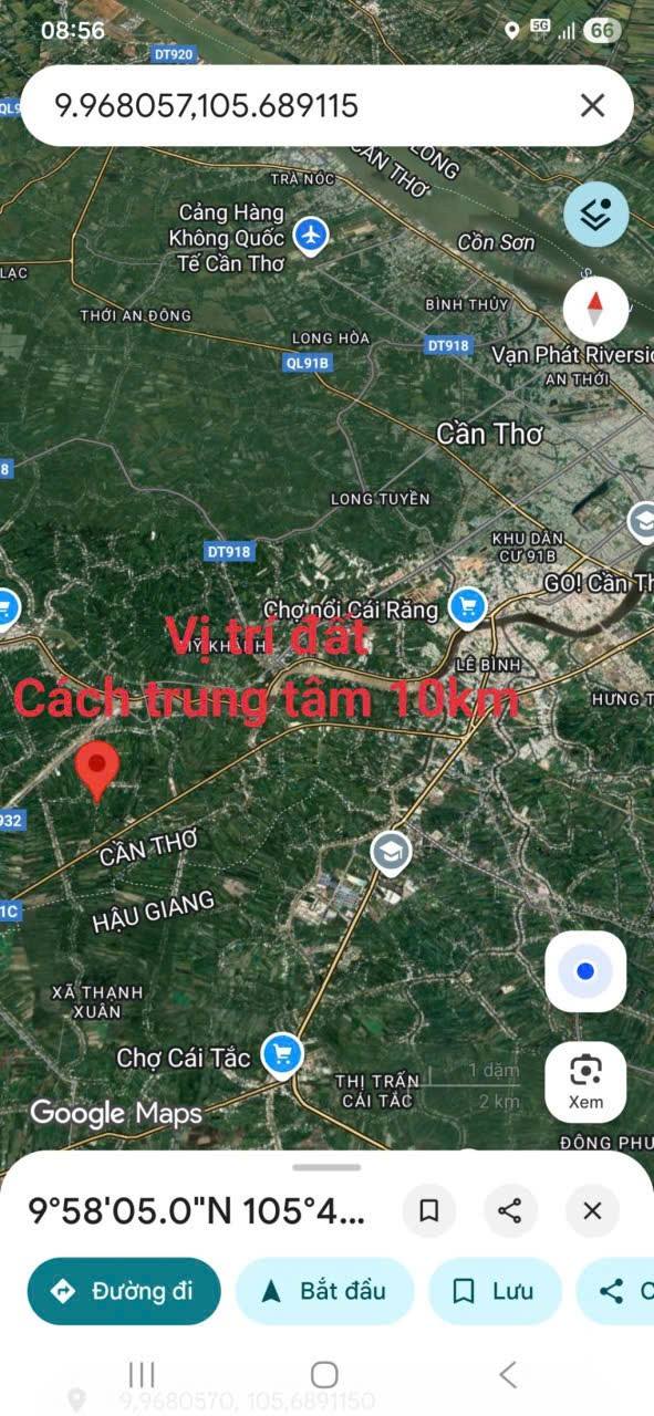 Đất vườn vú sữa Nhơn Nghĩa, Cần Thơ 2208m² giá 2.7 tỷ - Đầu tư sinh lời ngay