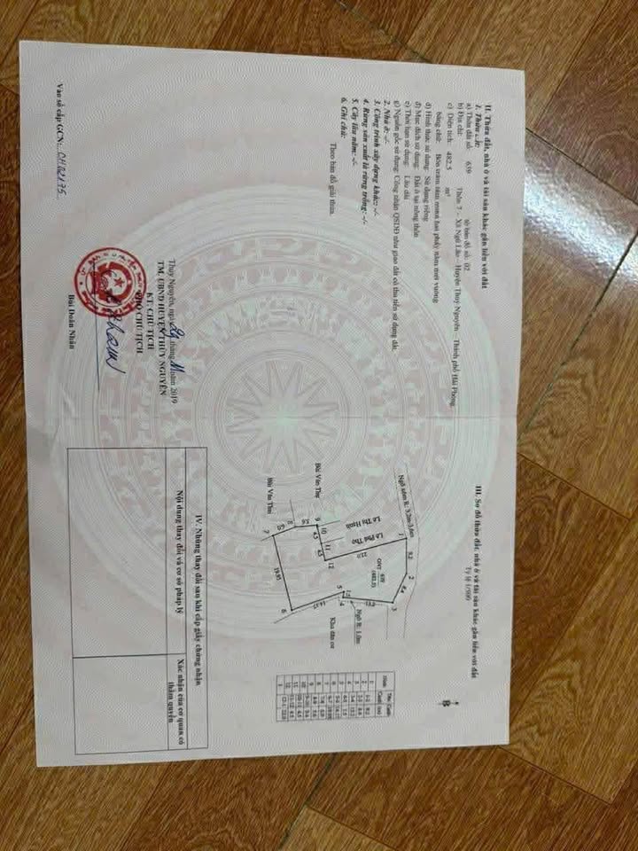 Đất nền Ngũ Lão - Thủy Nguyên 482m² chỉ 4.82 tỷ - Đầu tư sinh lời nhanh!