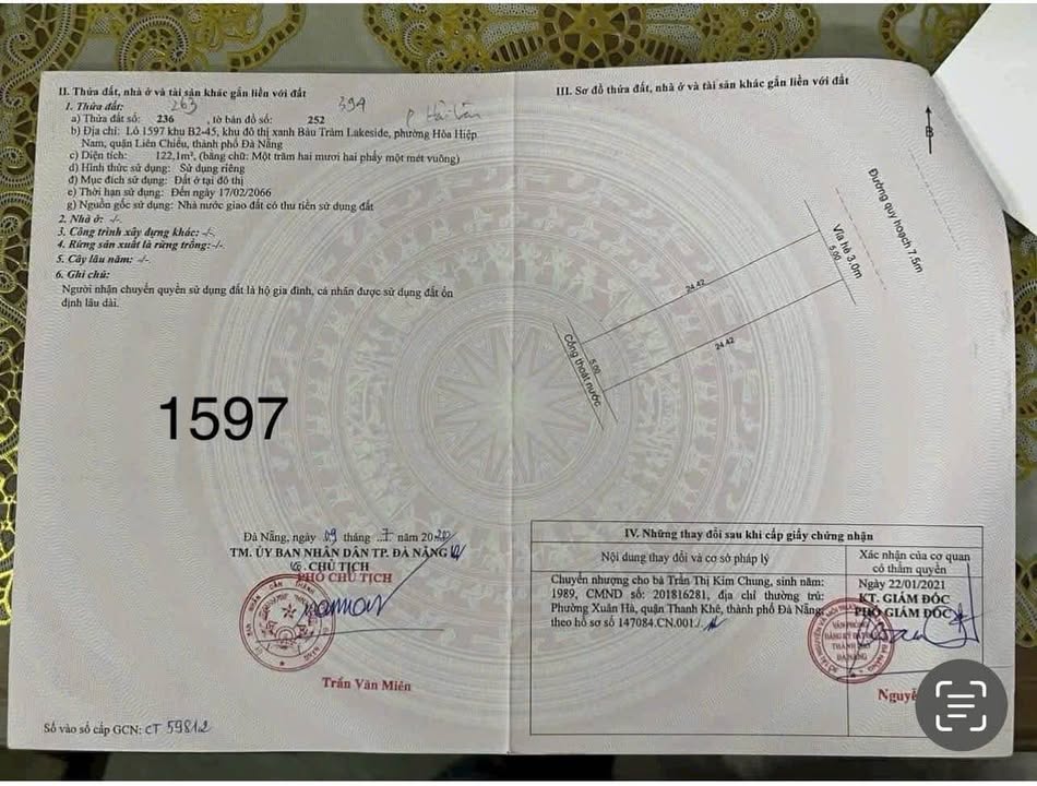 Chung cư ORI Đà Nẵng 122m² giá 4 tỷ - Sổ hồng chính chủ, đầu tư sinh lời!