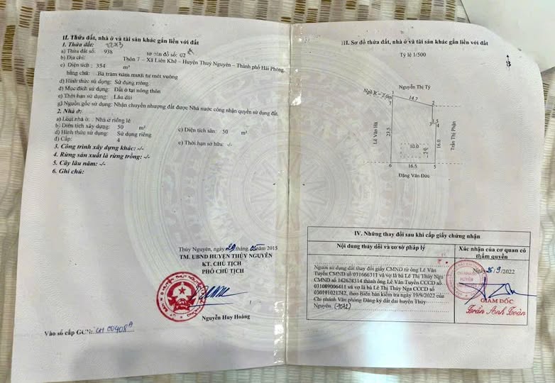 Đất Vùng Ven Liên Khê 354m² giá 1.3 tỷ - Cơ hội đầu tư hấp dẫn!