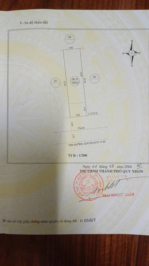 Nhà phố Ghềnh Ráng Quy Nhơn 100m² giá 6.1 tỷ - Mặt tiền đẹp gần chợ!