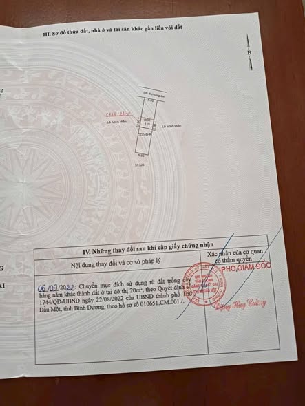 Đất thổ cư Phú Mỹ Thủ Dầu Một 110m² giá 2.25 tỷ - Đầu tư sinh lời ngay!