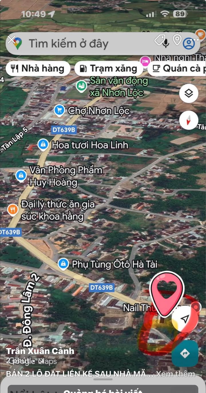 Đất nền An Nhơn Tây 135m² - 151m² giá chỉ từ 500 triệu - Sổ hồng chính chủ!