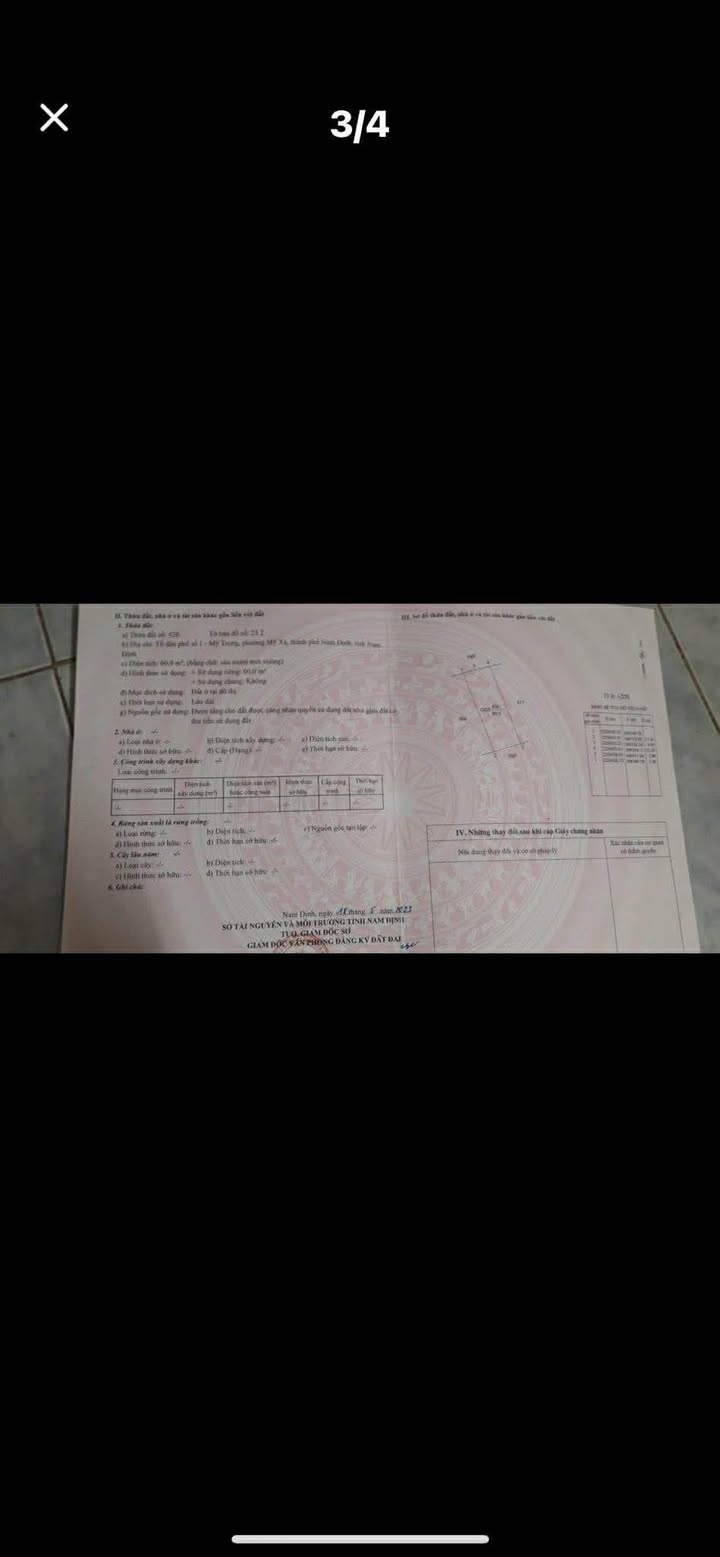 Đất nền Mỹ Xá Nam Định 60m² giá 1.36 tỷ - Sổ đỏ chính chủ, đầu tư sinh lời!