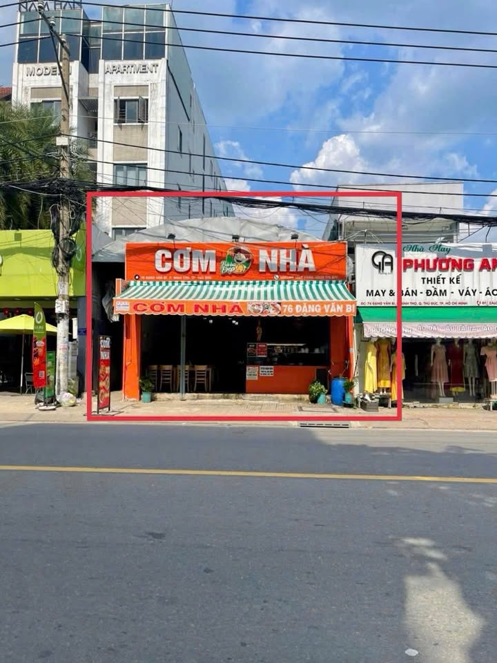 Nhà mặt tiền cho thuê 76 Đặng Văn Bi, Thủ Đức 404m² - Vị trí kinh doanh sầm uất!