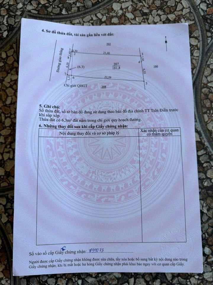 Đất nền Tiên Điền Nghi Xuân 56m² - Vị trí đẹp gần trung tâm hành chính