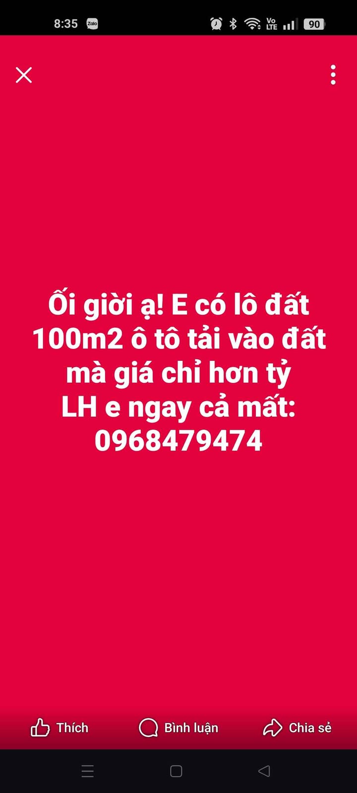 Đất nền Hồng Thái, An Dương 100m² giá 1 tỷ - Ô tô vào tận nơi!