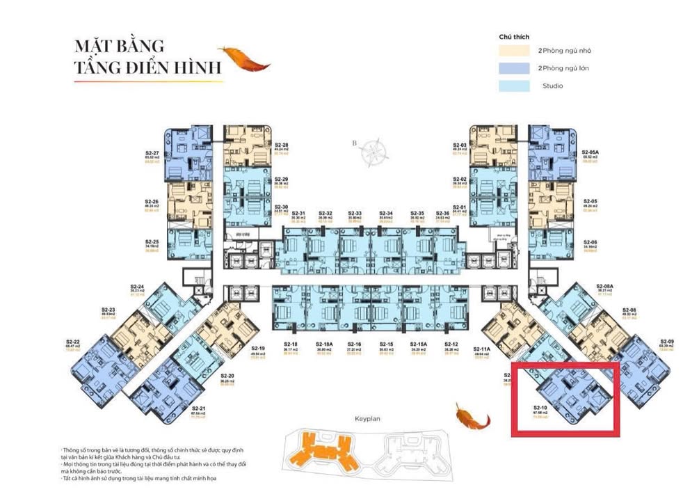 Căn hộ S2-10 Tòa Sapphire Bến Đoan Hạ Long 67m² - View biển tuyệt đẹp!
