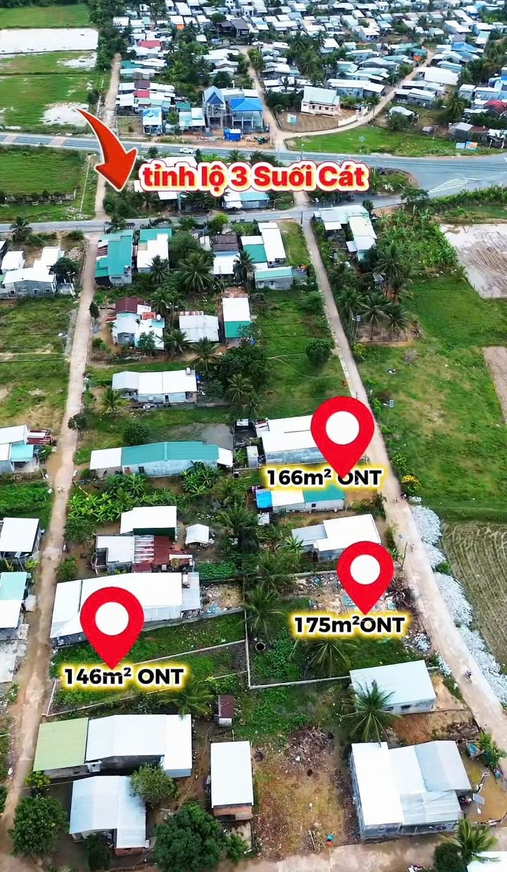 Đất Suối Cát Cam Lâm 146m² giá 879 triệu - Sổ đỏ chính chủ, đường thông sát Tỉnh Lộ 3!