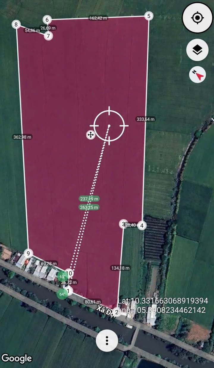 Đất nông nghiệp 770.000m² tại xã Phú Hoà, Thoại Sơn - Giá chỉ từ 200 triệu