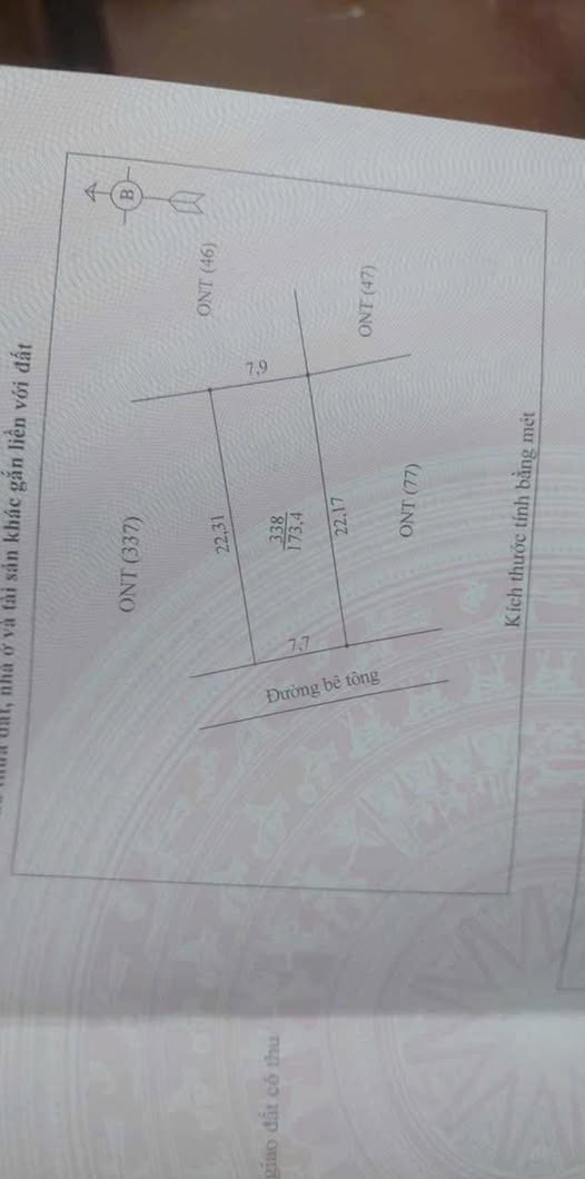 Bán lô đất xóm 6, xã Diễn Lộc, 175,4m² giá chỉ 1 tỷ - Đầu tư thông minh!