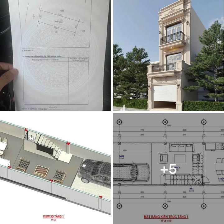 Nhà 3 tầng tại Phú Xuân 56m² giá 2.65 tỷ - Ô tô vào nhà