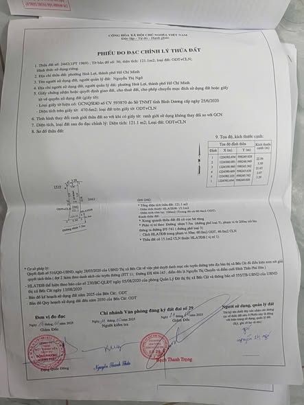 Đất nền Hòa Lợi, Bến Cát 110m² giá 1.4 tỷ - Đường nhựa thông thoáng gần chợ