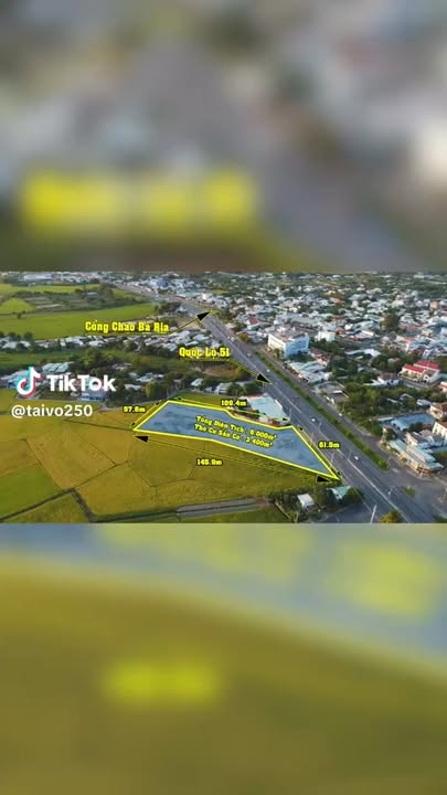 Đất thổ cư 6000m² mặt tiền Quốc lộ 51, Phường Long Hương - Cơ hội đầu tư hấp dẫn!