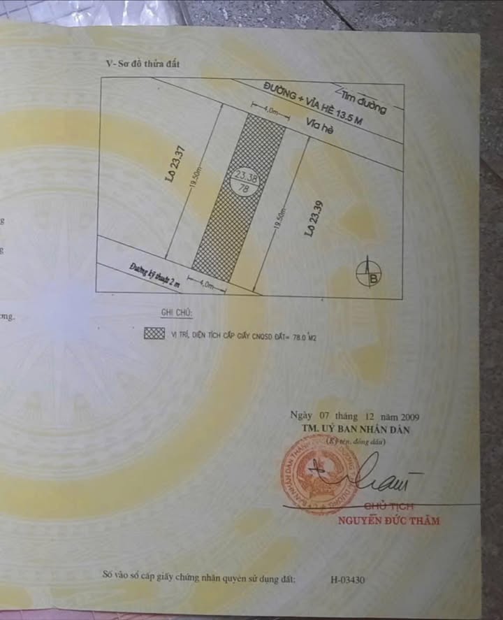 Đất nền KĐT Đông Nam Cường TP Hải Dương 78m² giá 4.x tỷ - Tiện ích đầy đủ, không gian sống lý tưởng!