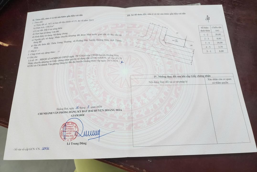 Đất nền Hoằng Hải, Thanh Hóa 158m² giá 1.4 tỷ - Mặt tiền đẹp, vị trí đắc địa!