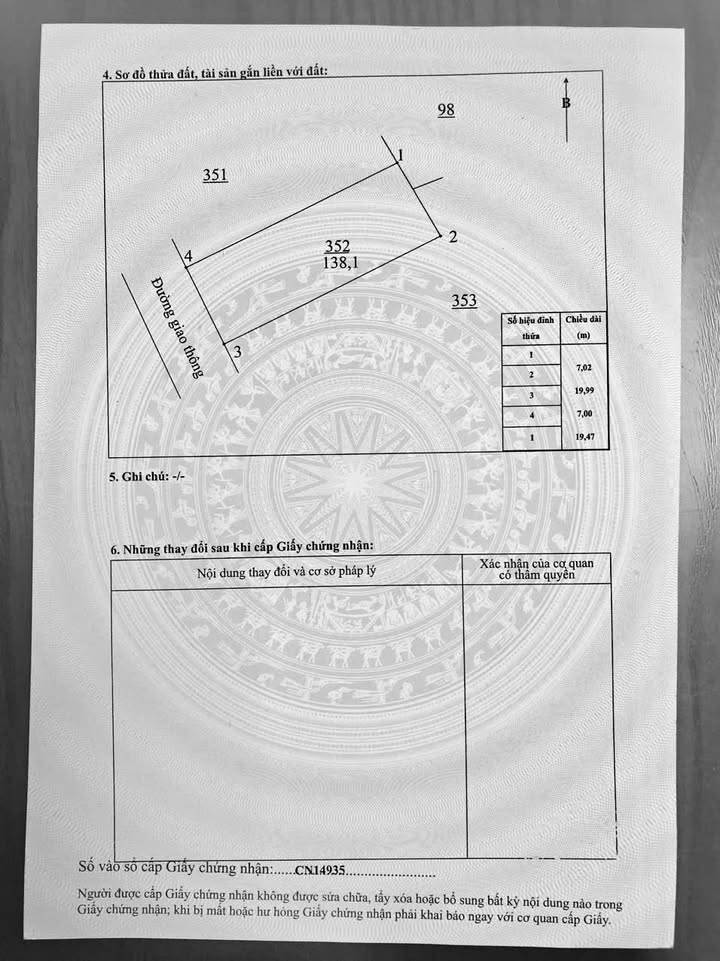 Đất thổ cư Phúc Xuân 138m² giá 1 tỷ - Cơ hội đầu tư tốt!
