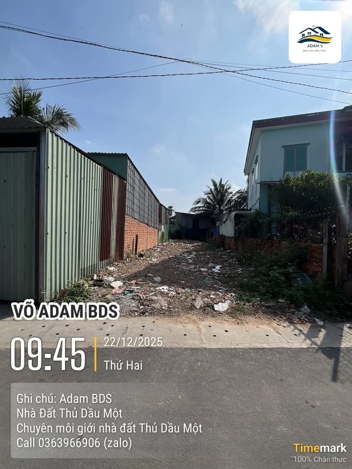 Đất nền thổ cư 110m² mặt tiền đường Dx 129 - Gần chợ Tân An chỉ 1.65 tỷ!