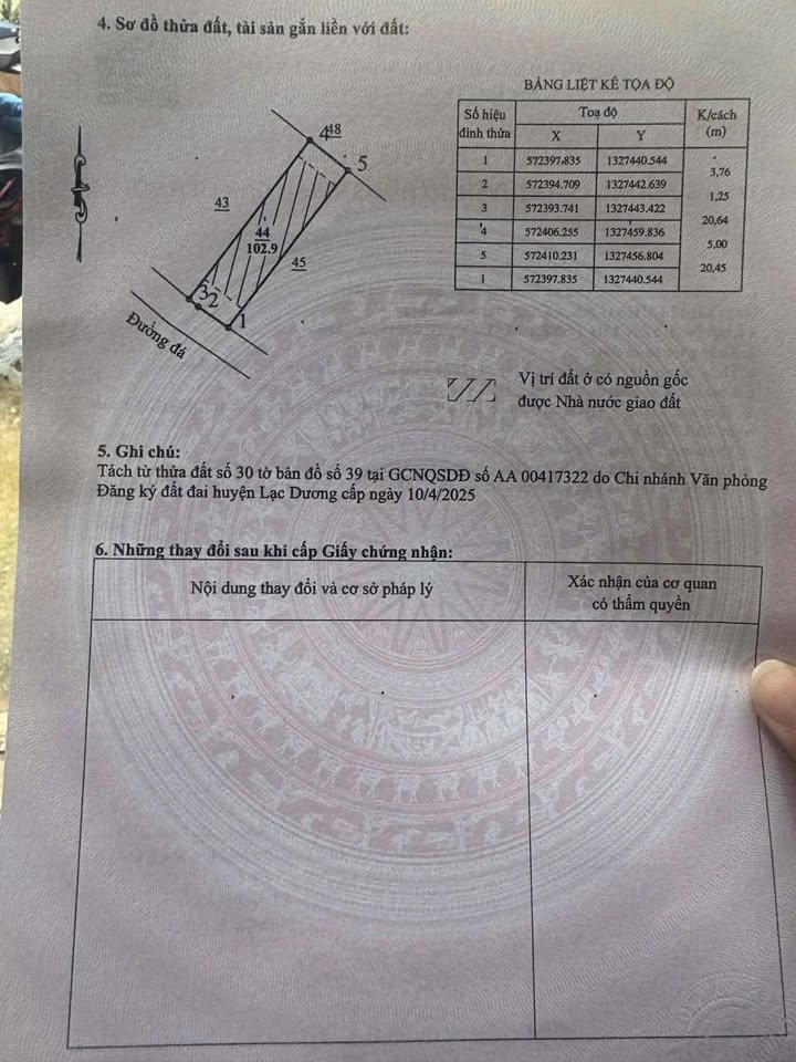 Đất nền Phường Lang Biang, Đà Lạt 102m² giá 2.4 tỷ - Sổ riêng chính chủ