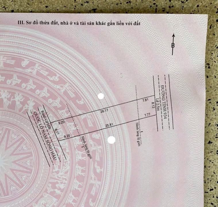 Đất 2 Mặt Tiền Nam Sông Hậu Trần Đề 817m² giá 5.5 tỷ - Cơ hội đầu tư tuyệt vời!