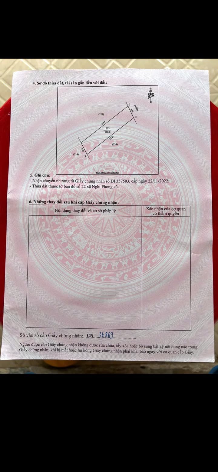 Đất nền Nghi Phong 110m² giá thỏa thuận - Đầu tư tiềm năng, thông đường sắp tới!