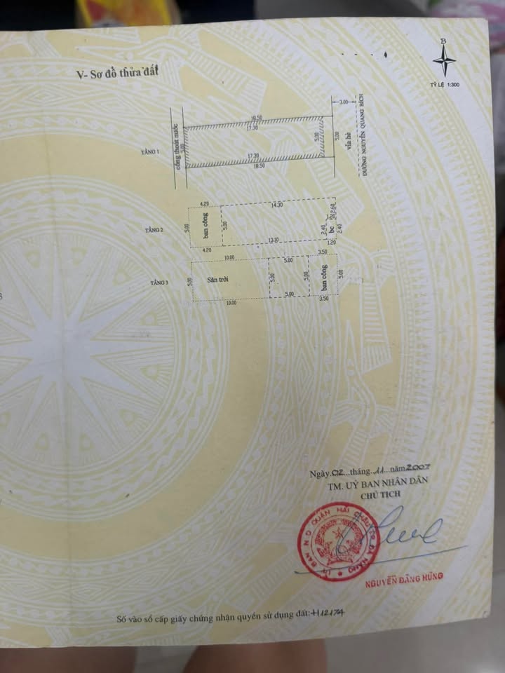 Nhà Mặt Tiền 3 Tầng Đường Nguyễn Quang Bích, Đà Nẵng 92m² - Vị trí siêu VIP, Giá thỏa thuận!