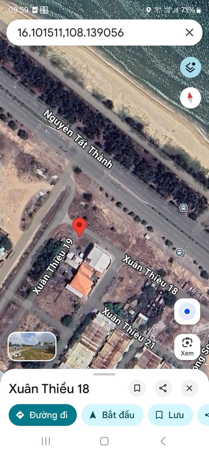 Đất nền 2 mặt tiền gần Bãi Biển Xuân Thiều 190m² - Đầu tư sinh lời ngay!