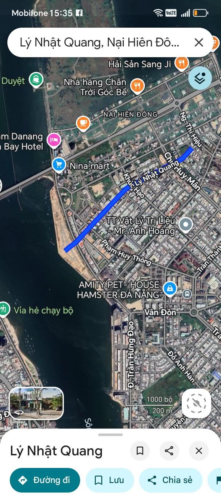 Đất nền đường Lý Nhật Quang, Sơn Trà, Đà Nẵng 129m² giá 10 tỷ - Cơ hội đầu tư vàng!