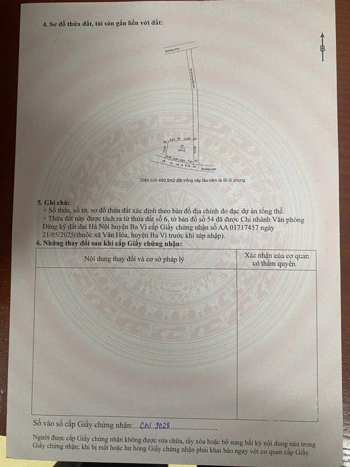 Bán đất tại xã Yên Bài, Ba Vì, 474m² - Lô góc view cánh đồng tuyệt đẹp!