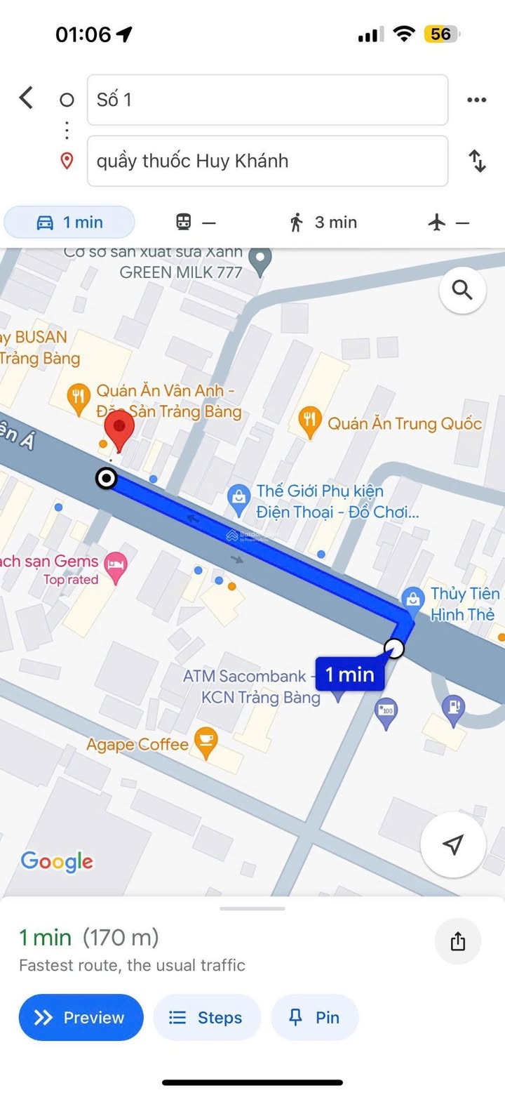 Đất thổ cư đường Quốc lộ 22B, Trảng Bàng 405m² - Cơ hội đầu tư sinh lời!