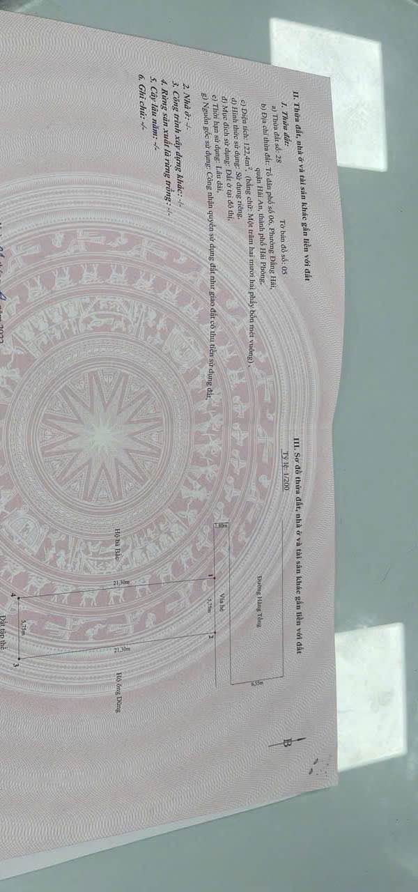 Đất nền Hàng Tổng Hải An 122.4m² giá chỉ 5 triệu/m² - Cơ hội đầu tư tuyệt vời!