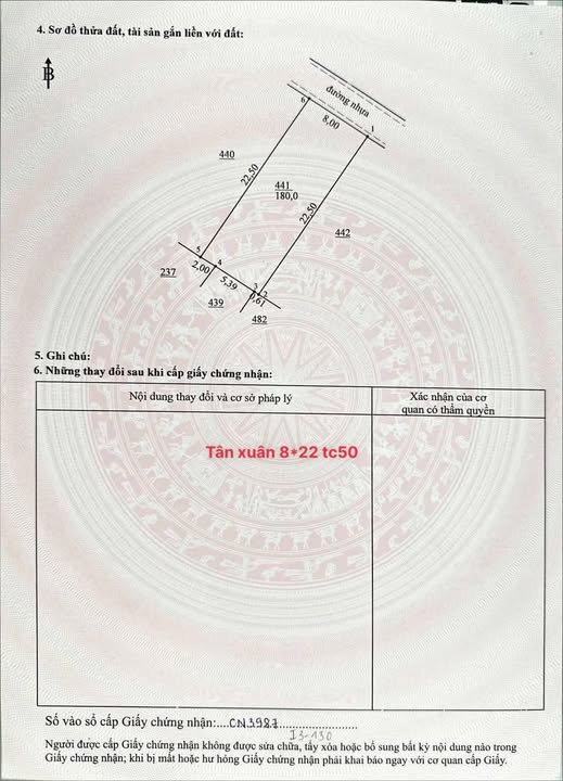 Đất nền Tân Xuân, Đồng Xoài 176m² giá 1.35 tỷ - Đường nhựa thông dân đông!