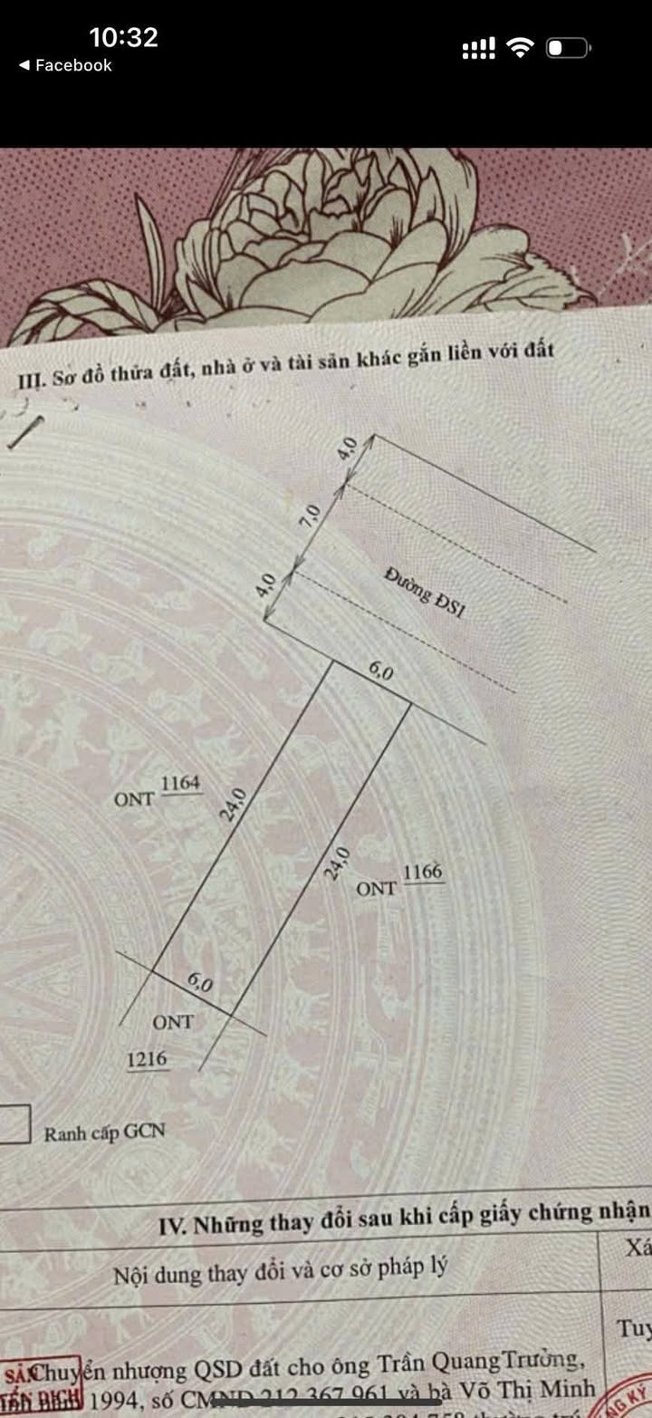 Đất nền Phước Lộc, Tuy Phước 144m² giá 1.65 tỷ - Vị trí đắc địa gần QL 19