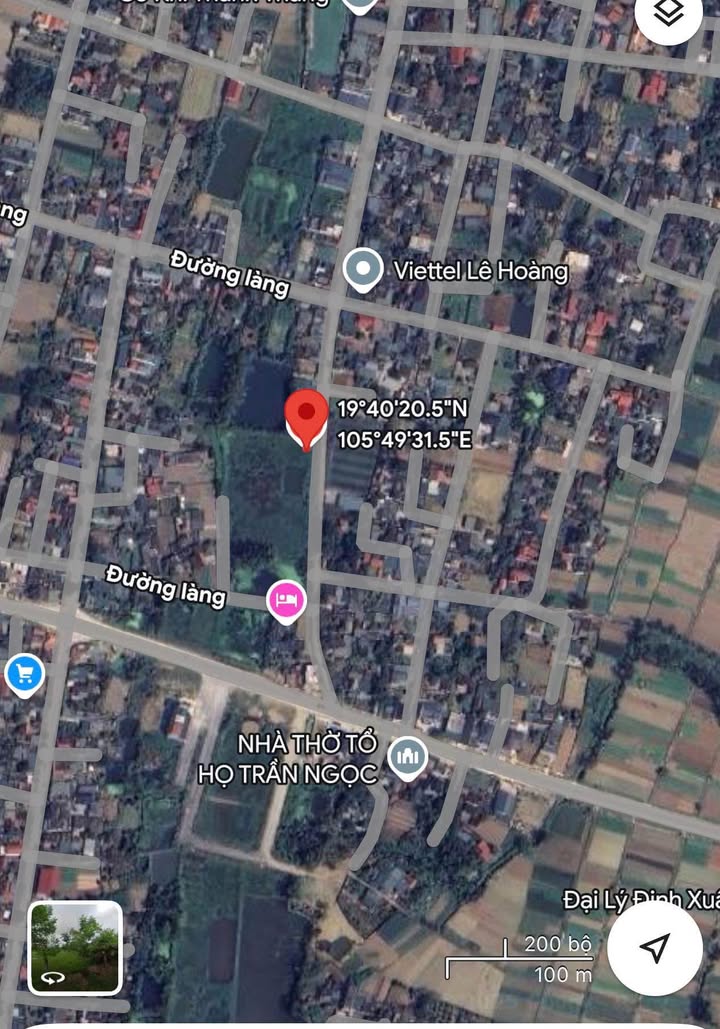 Lô đất thổ cư 200m² xã Quảng Lưu, Quảng Xương - Giá chỉ 4.8 tỷ!