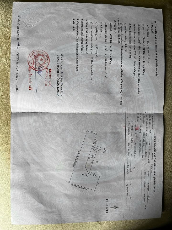 Nhà 1 lầu 1 trệt Bảo Lộc 100m² giá 10.5 tỷ - Mặt tiền Hoàng Văn Thụ, Ngô Sĩ Liên