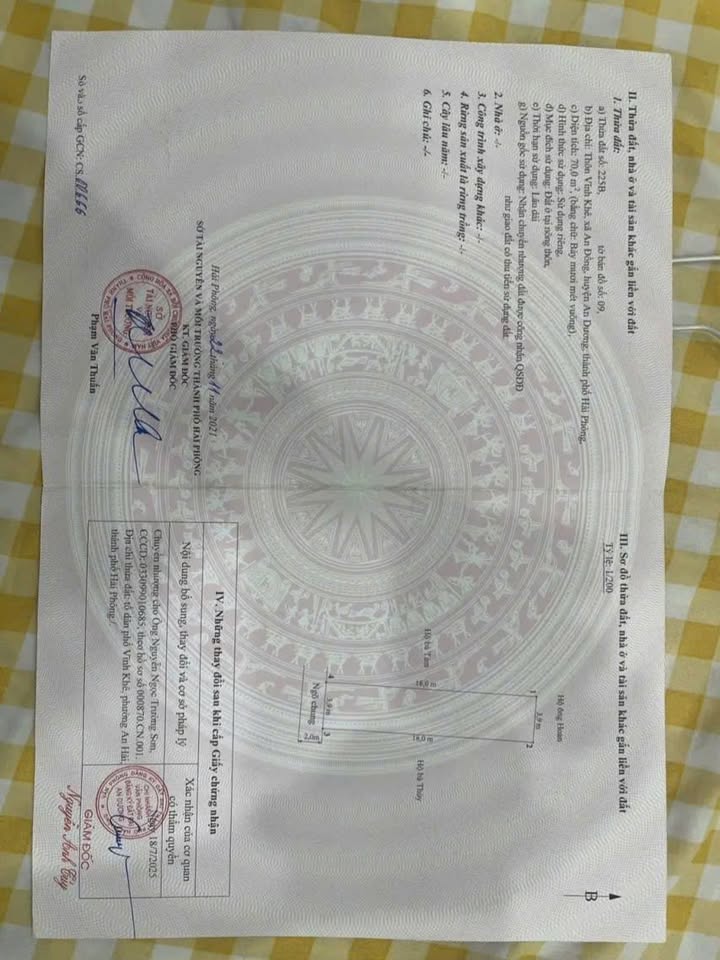 Bán đất Vĩnh Khê, An Đồng, An Dương 70m² giá 2.1 tỷ - Sổ đỏ chính chủ!