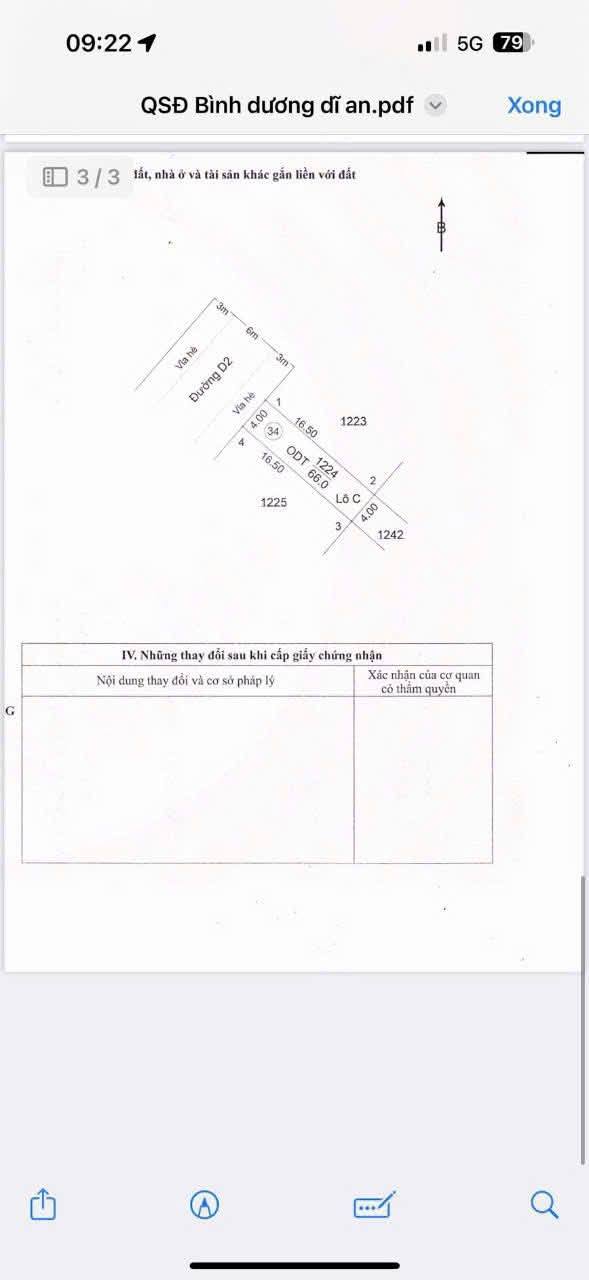 Đất nền KDC Lê Phong 3, Thuận An 66m² giá 2.8 tỷ - Cơ hội đầu tư tuyệt vời!