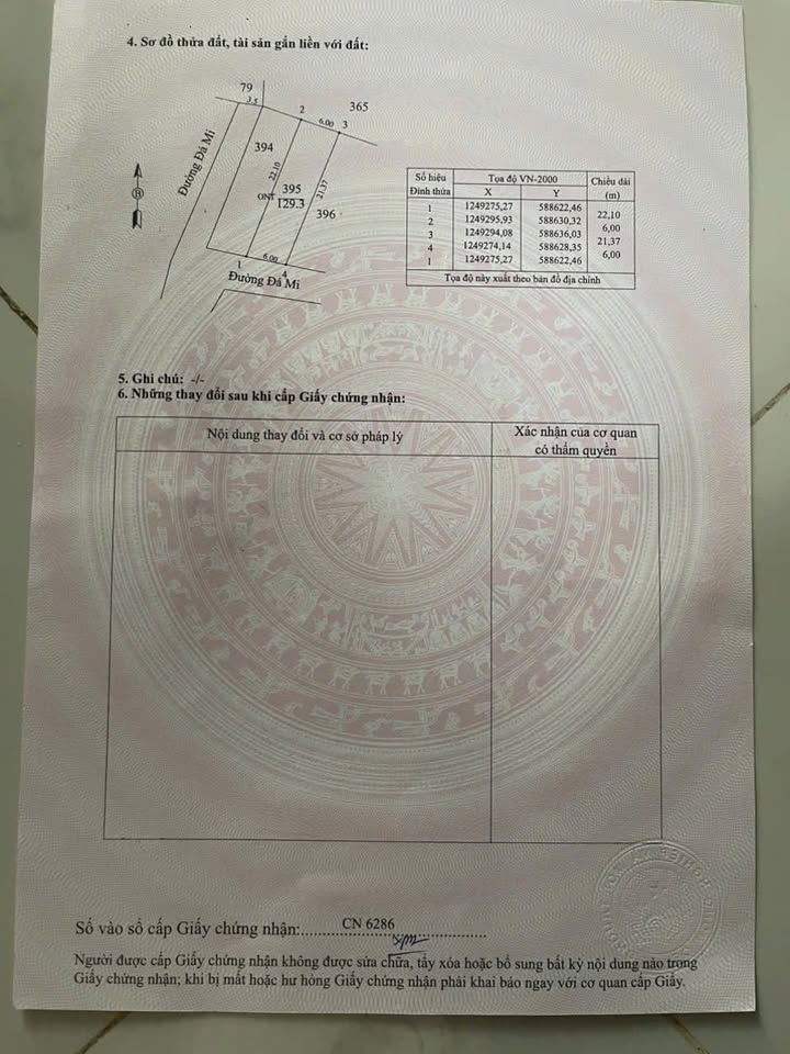 Đất thổ cư 120m² tại xã Phước Minh, Dương Minh Châu - Đầu tư sinh lời chỉ 170 triệu!