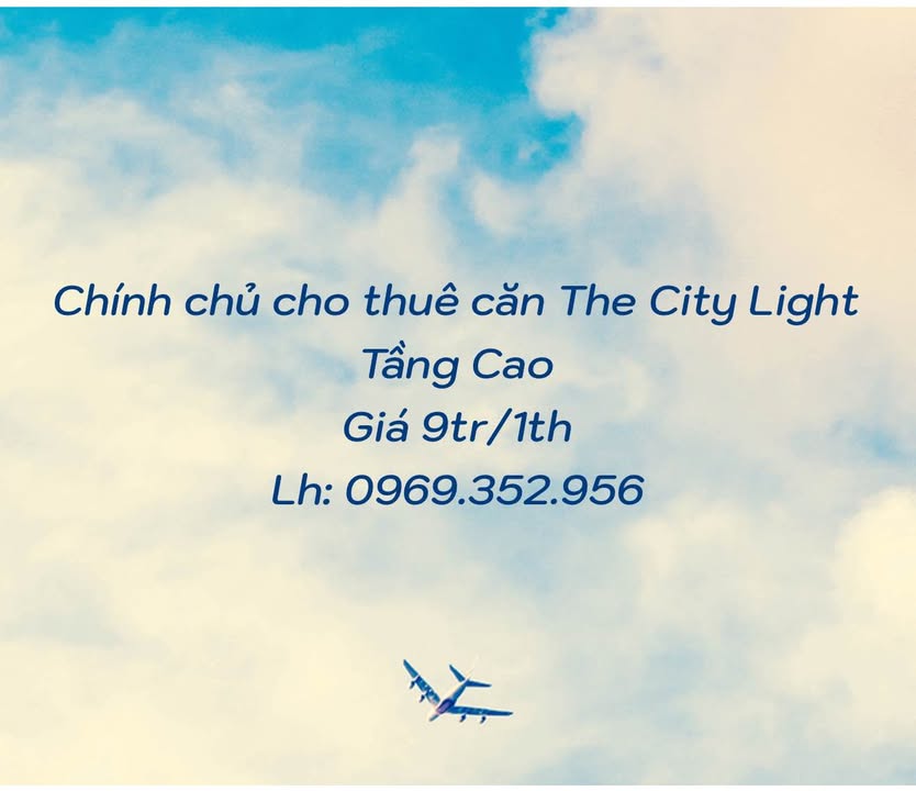 Căn hộ The City Light Vĩnh Phúc 9 triệu - Cho thuê full nội thất xịn sò!