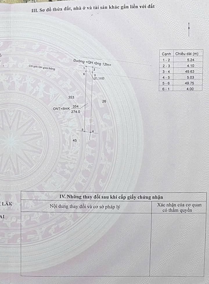 Bán đất thổ cư thôn 8 Cư Bua - Buôn Ma Thuột 250m² giá 1.3 tỷ - Đường nhựa, khu biệt thự