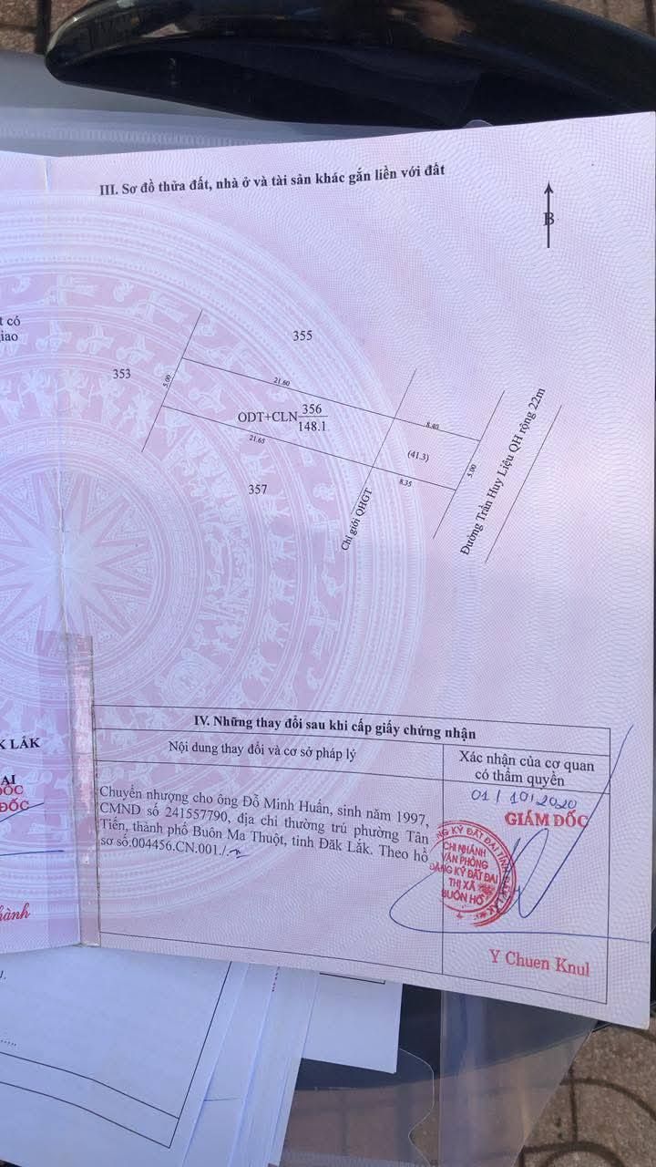 Đất nền mặt tiền Trần Huy Liệu, Đạt Hiếu, Buôn Hồ 150m² chỉ 1.25 tỷ - Cơ hội đầu tư tuyệt vời!