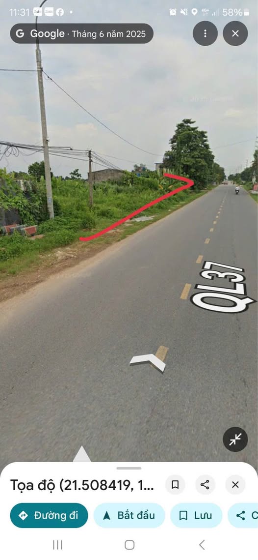 Đất nền tại Quốc lộ 37, Thọ Xuân, Thanh Hóa 1445m² - Đầu tư sinh lời hấp dẫn!