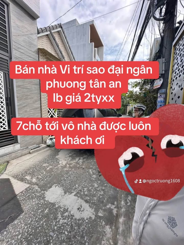 Nhà trệt 80m² tại hẻm Liên Tổ 1-2, Tân An - Giá 2 tỷ, kinh doanh thuận lợi!