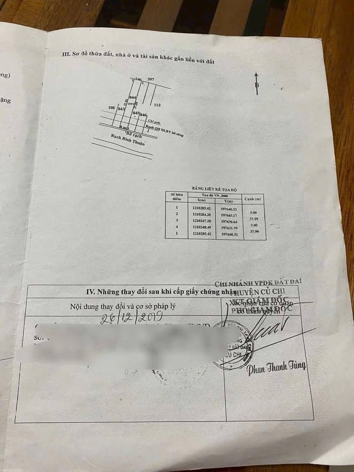 Đất nền xã Bình Mỹ, Củ Chi 185m² giá 2 tỷ - Đường xe hơi vào tận nơi!