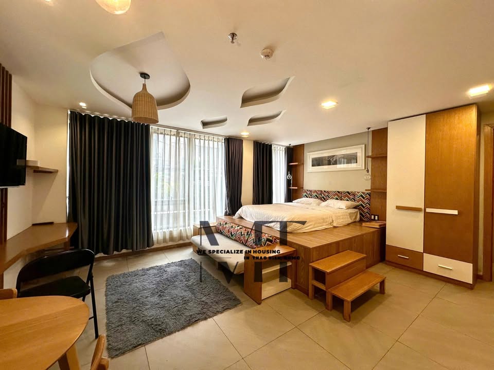 Căn hộ Studio Thảo Điền 35m² giá 15.8 triệu - Thiết kế hiện đại, đầy đủ tiện nghi!